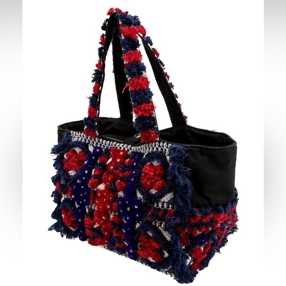 Antik Batik Tote large women’s black boho oversized tote - Picture 5 of 6